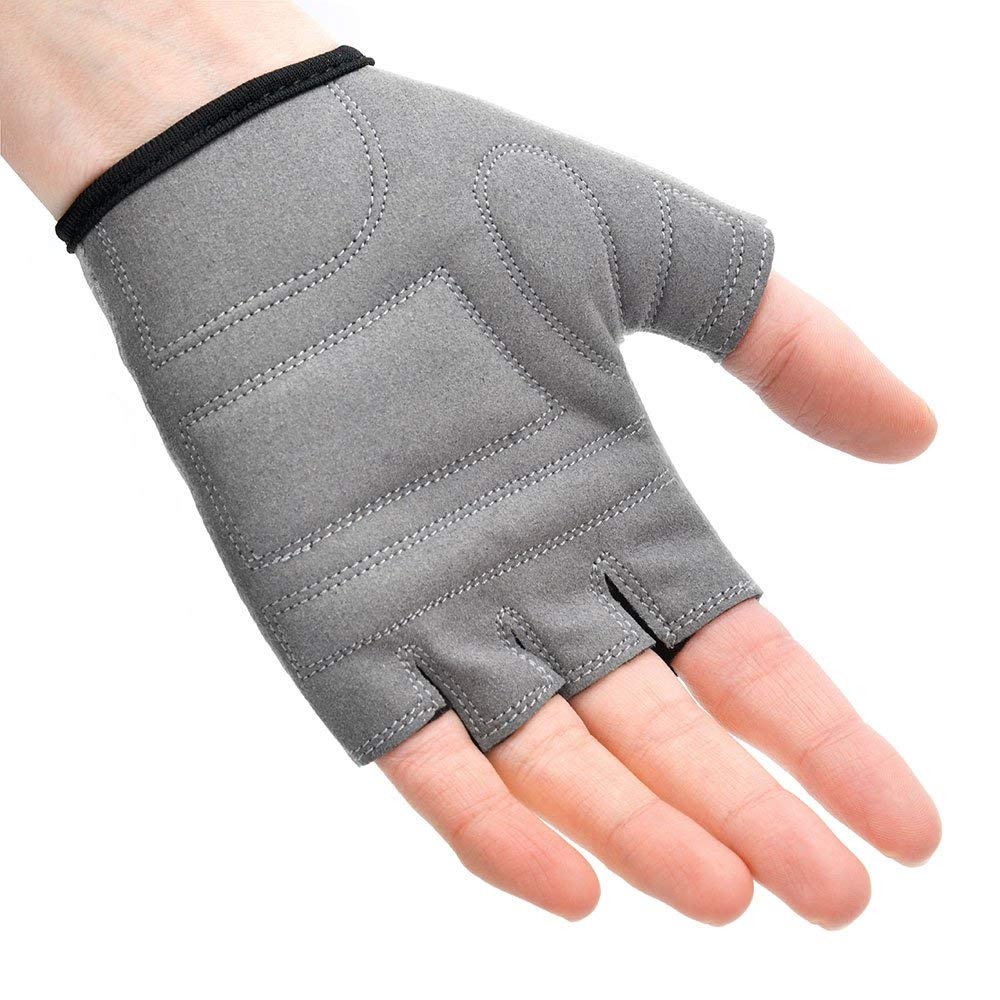 meteor Guantes de Ciclismo Niñas y Niños - Guantes Bicicleta para Infantil MTB BMX Carretera Montaña sin Dedos