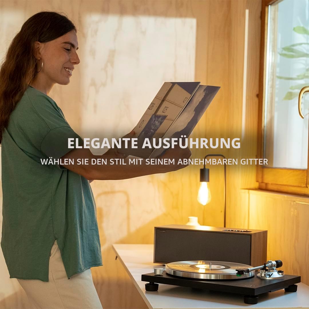VULKKANO T50 ARC Aktivlautsprecher mit 50W Leistung, 4 Doppelrohr Woofer, HDMI ARC, Bluetooth 5.0, RCA, AUX, USB, Lautsprecher für Fernseher, den Tisch oder das Regal