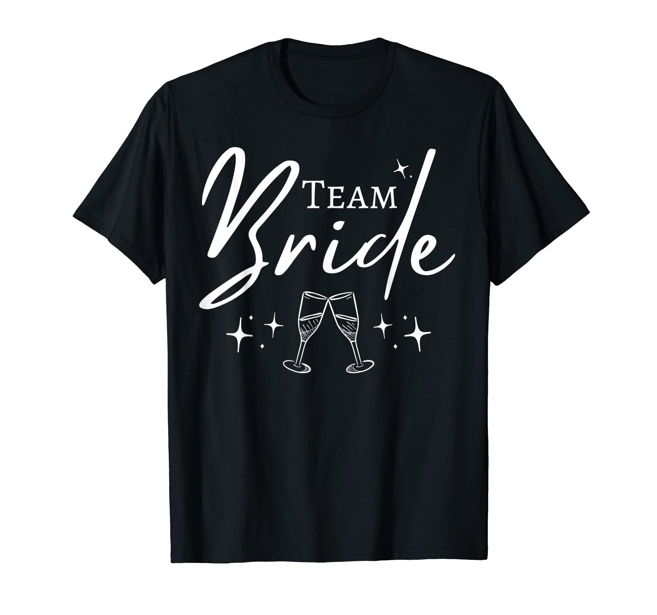 Team Bride Funny Bachelorette Set for Bridal PartyPack Pink T-Shirt