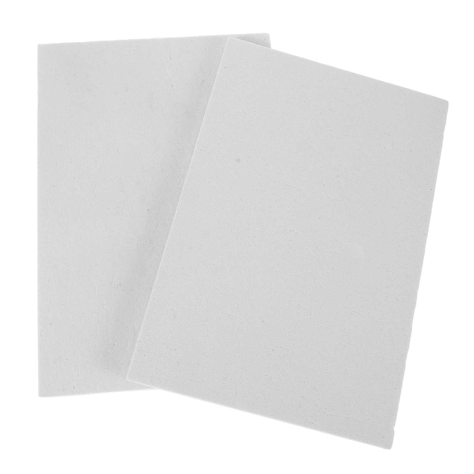 Mikinona 2 Paneles Aislantes de Fibra Cerámica Blanco para Entornos Industriales Alta Estabilidad Térmica y Ahorro Energético, Ideales para Hornos y Sistemas Eléctricos