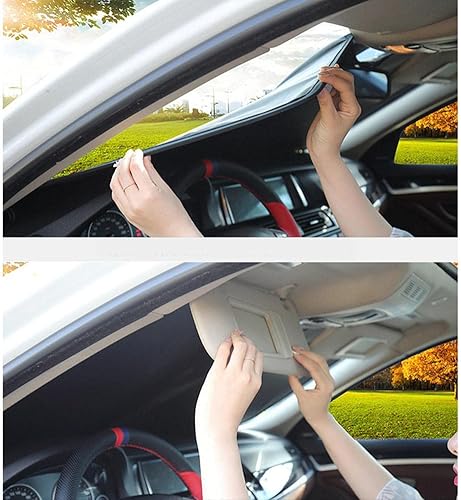 Miniatura 2 de HATHWAY Compatible con Nissan X-Trail 2014-2021, parasol de parabrisas plegable, parasol para parabrisas de automóvil, accesorios para el interior