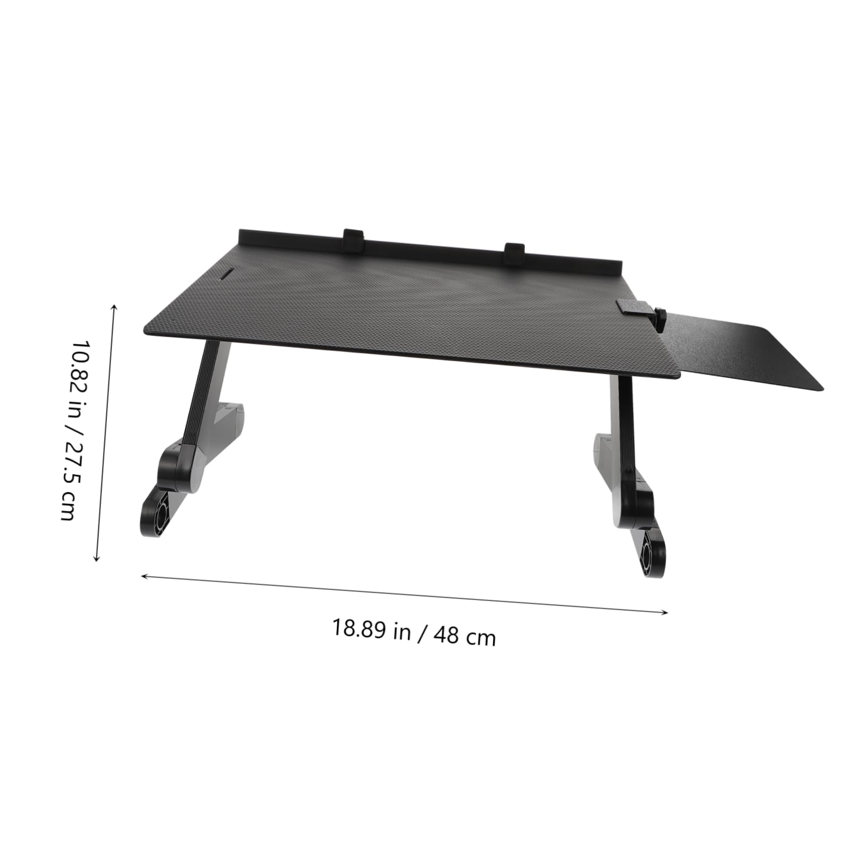 POPETPOP Supporto Regolabile per Laptop T8 in Lega di Alluminio Nero | Festa Estiva, Pieghevole e Rialzabile, per Scrittura e Lettura, Design Ergonomico Dissipazione