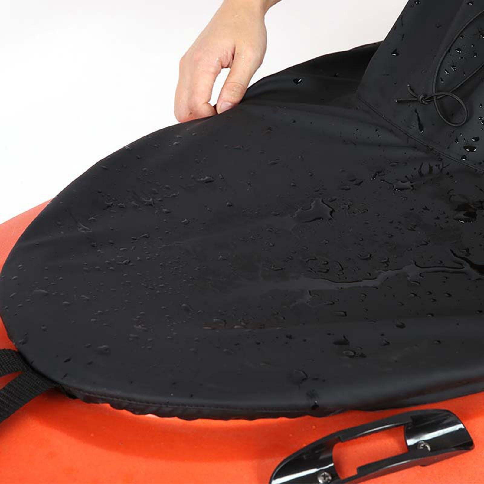 LOVIVER Universal-Kajak-Spritzschutz, Verstellbarer Spritzschutz für Spritzdeck, wasserdichte Lukenabdeckung für Kanufahren, Bootfahren