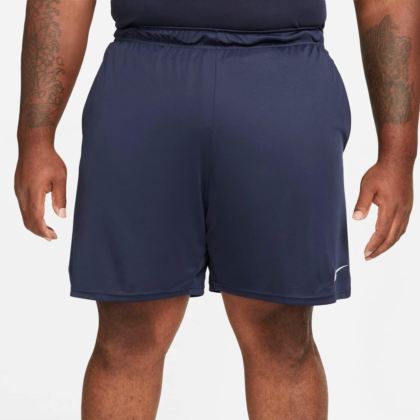 Nike DF Knit Short 6.0 Training Shorts Obsidian | White Large - Image 3