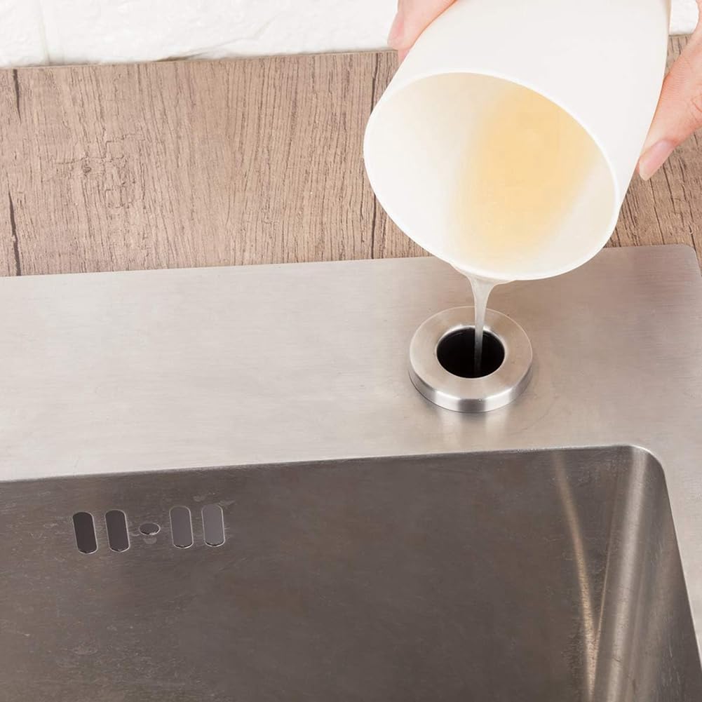Hopbucan Soap Dispenser for Kitchen Sink Brushed Stainless Steel Countertop Pump Hand Lotion Built in Bottlend Easy Install Easy to Use Silver - Image 3