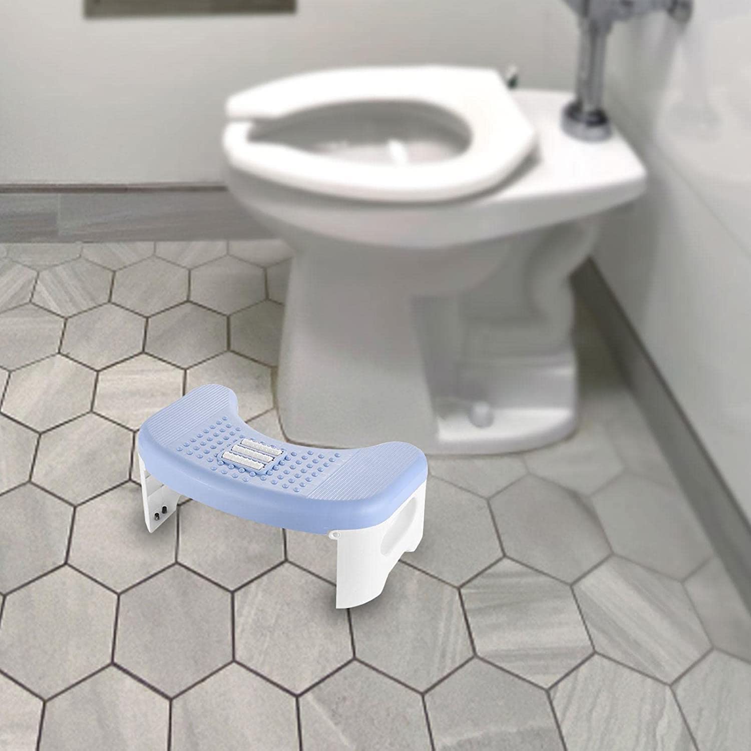 Ostin Plastic Foldable AntiConstipation Potty Training Stool, Squat