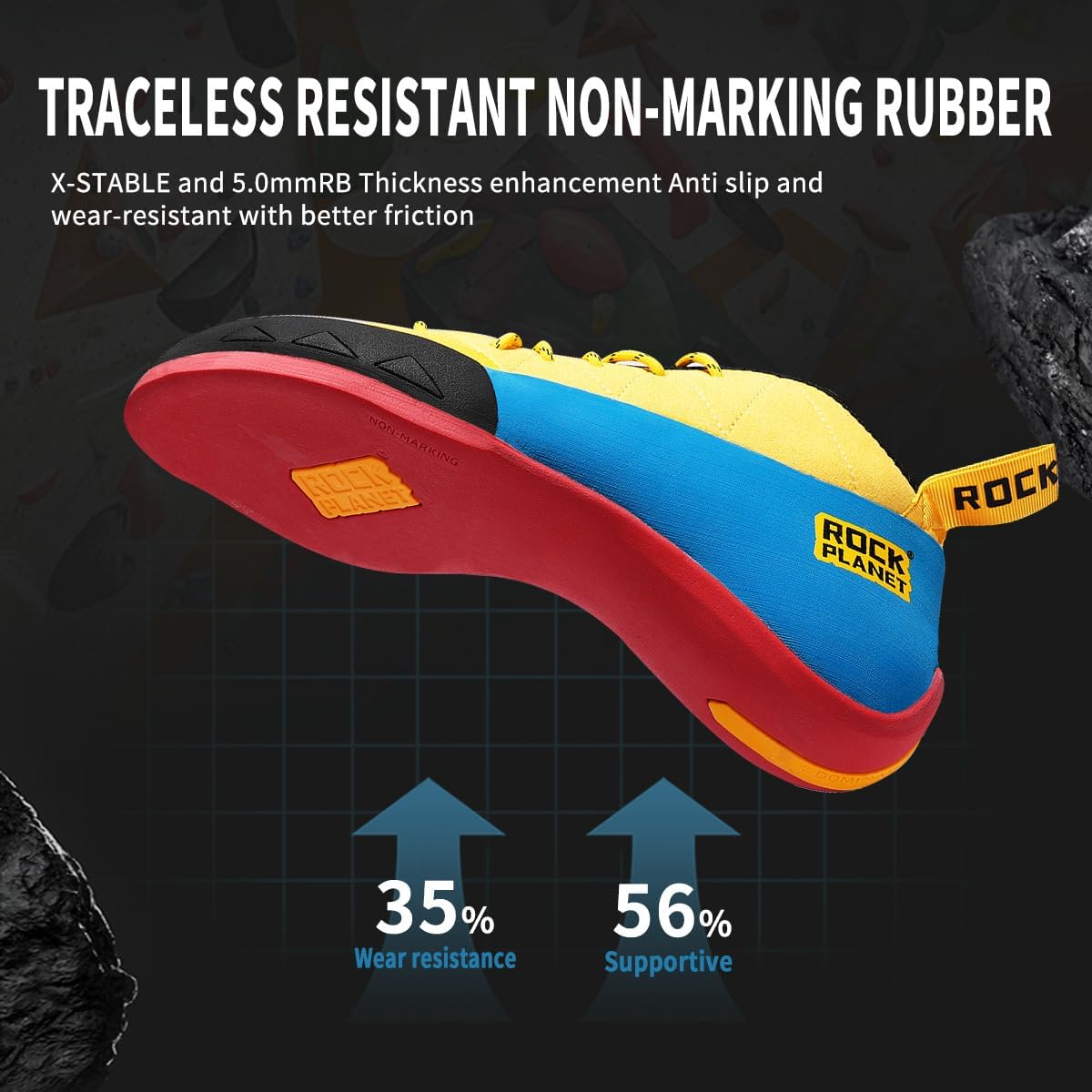 Low-Volume Performance Climbing Shoes Women Men Tight Fit for Technical Sport Climbing Vegan Leather Microfiber Lining‌ Pink - Image 3