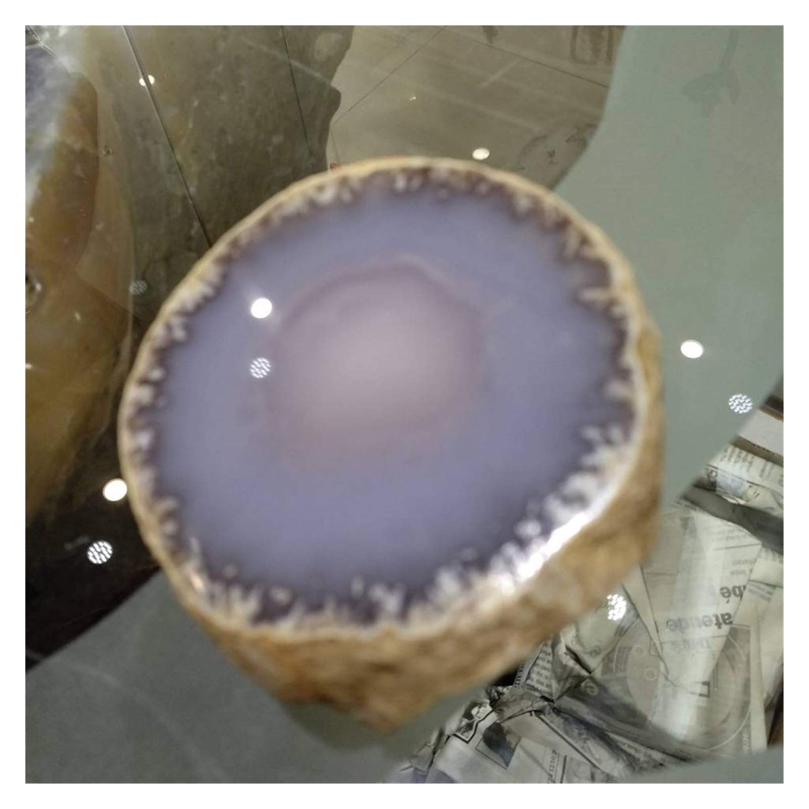 Pietra di Agata Grezza Naturale Grezza di Cristallo Naturale Agata di Cristallo curativa Grezza Decorazione della Stanza