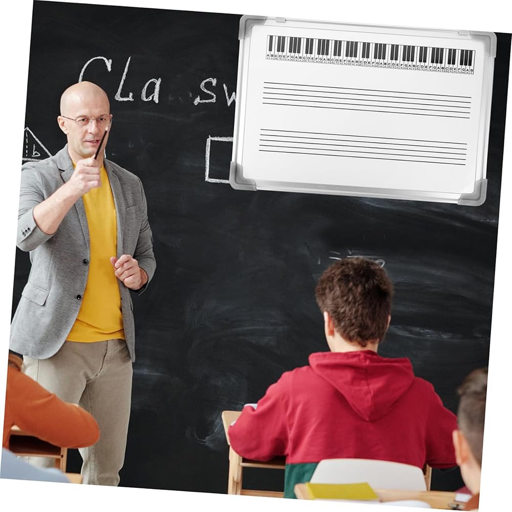 Lavagne cancellabili a secco per personale musicale, strumento per esercitarsi a parete per lezioni di pianoforte e uso in aula