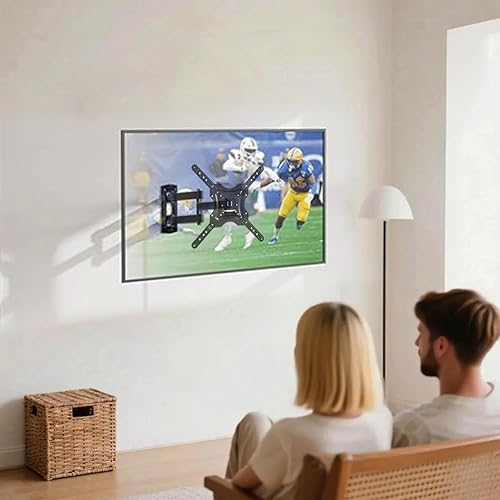 Miniatura 3 de Soporte de TV de movimiento completo para TV de 23 a 55 pulgadas, giratorio, inclinación, brazo articulado extensible, soporte de pared para VESA