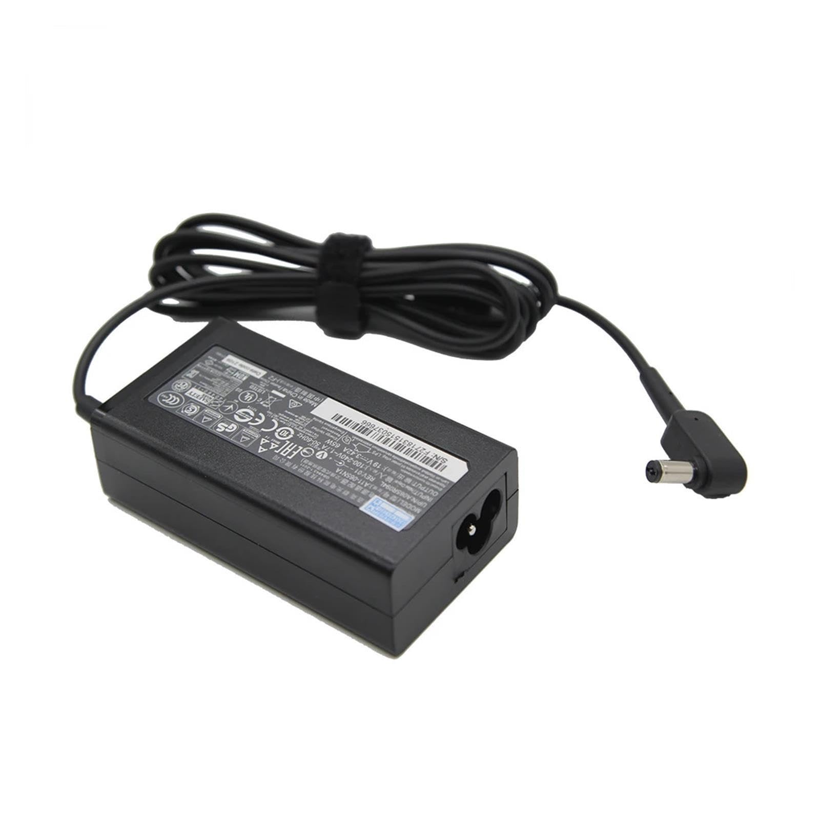 Caricatore Adattatore 19 V 3,42 A 5,5 * 1,7 Mm 65 W, Compatibile For Acer, Aspire 5315 5630 5735 5920 5535 5738 6920 7520 PA-1650-86 S3 E15 Alimentatore(With BR plug)