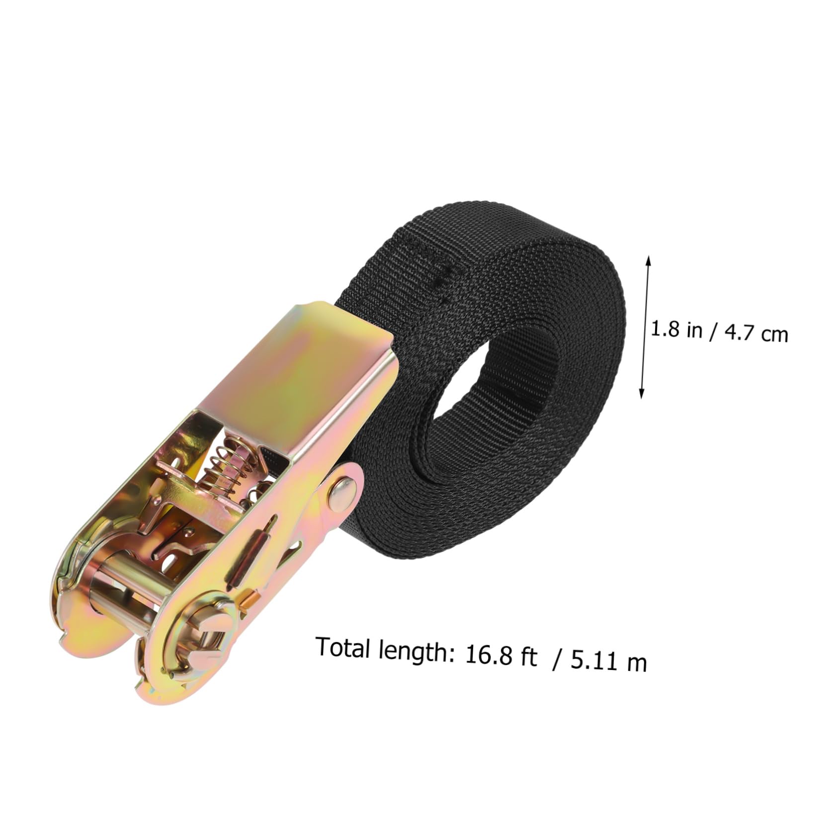 Cabilock 2pcs Cam Buckle Tie Down Straps Durable Ratchet Lashing Straps for Secure Fastening Home Office and Outdoor Use