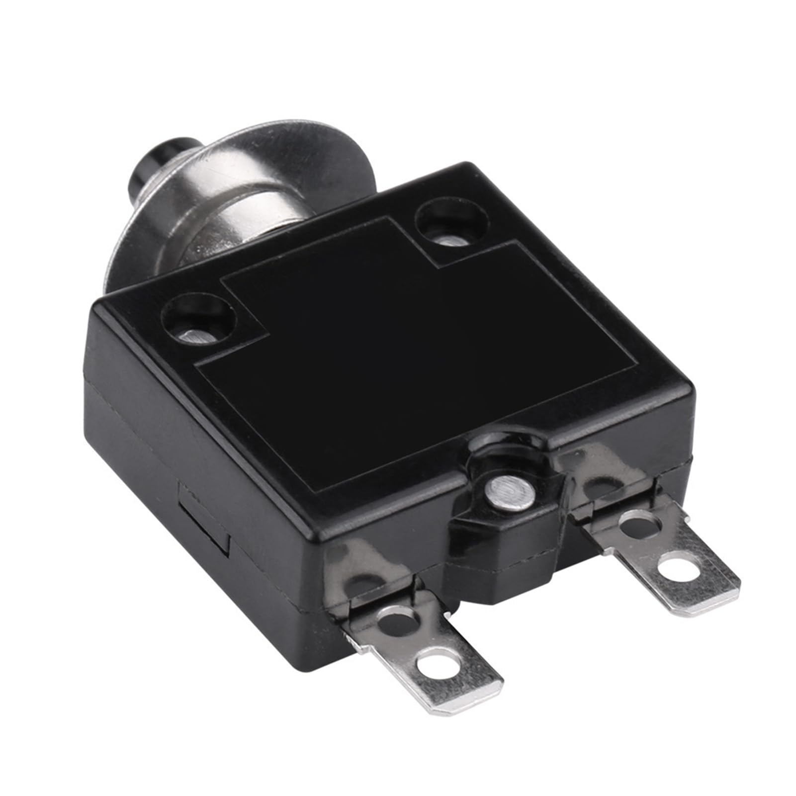 Ejoyous Ręczny Reset Wyłącznik Termiczny Plastikowy Metalowy Wyłącznik Automatyczny DC 50 V AC 125 V Zabezpieczenie Przed Przeciążeniem Nadprądowym do zastosowań Motoryzacyjnych Morskich (10A)