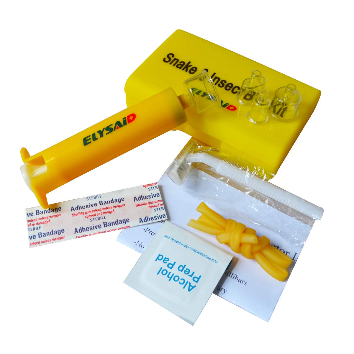 Kit pompa estrattore veleno forniture di pronto soccorso di emergenza per zaino in spalla all'aperto campeggio rimozione serpenti e insetti morsi e punture di primo soccorso - 5