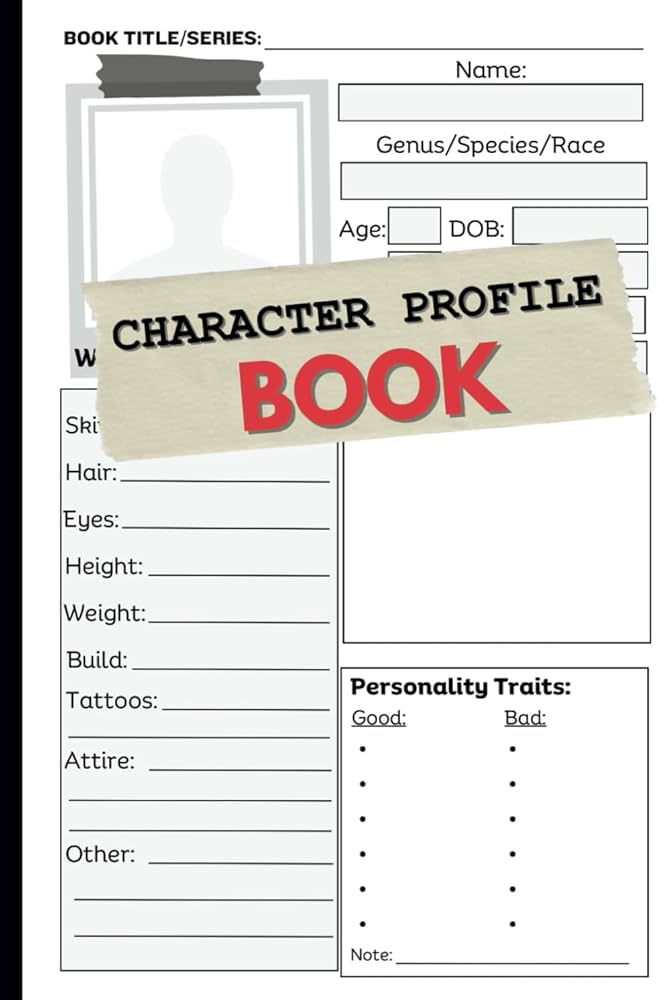 character-profile-book-your-ultimate-resource-for-crafting-novel-characters-creations-americkim-amazon-com-books for Free Printable Character Profile Template Character Profile Book: Your Ultimate Resource for Crafting Novel Characters: Creations, AmericKim: Amazon.com: Books for Free Printable Character Profile Template