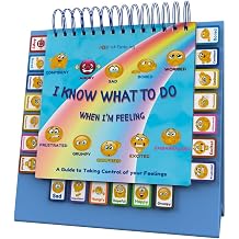 Thought-Spot I Know What to Do Flipbook | Emotions Wheel &amp; Feelings Chart | Emotional Regulation Tool for Home, Class, or Calm Down Corner | Helps Kids Learn Coping Skills | Autism Must-Have