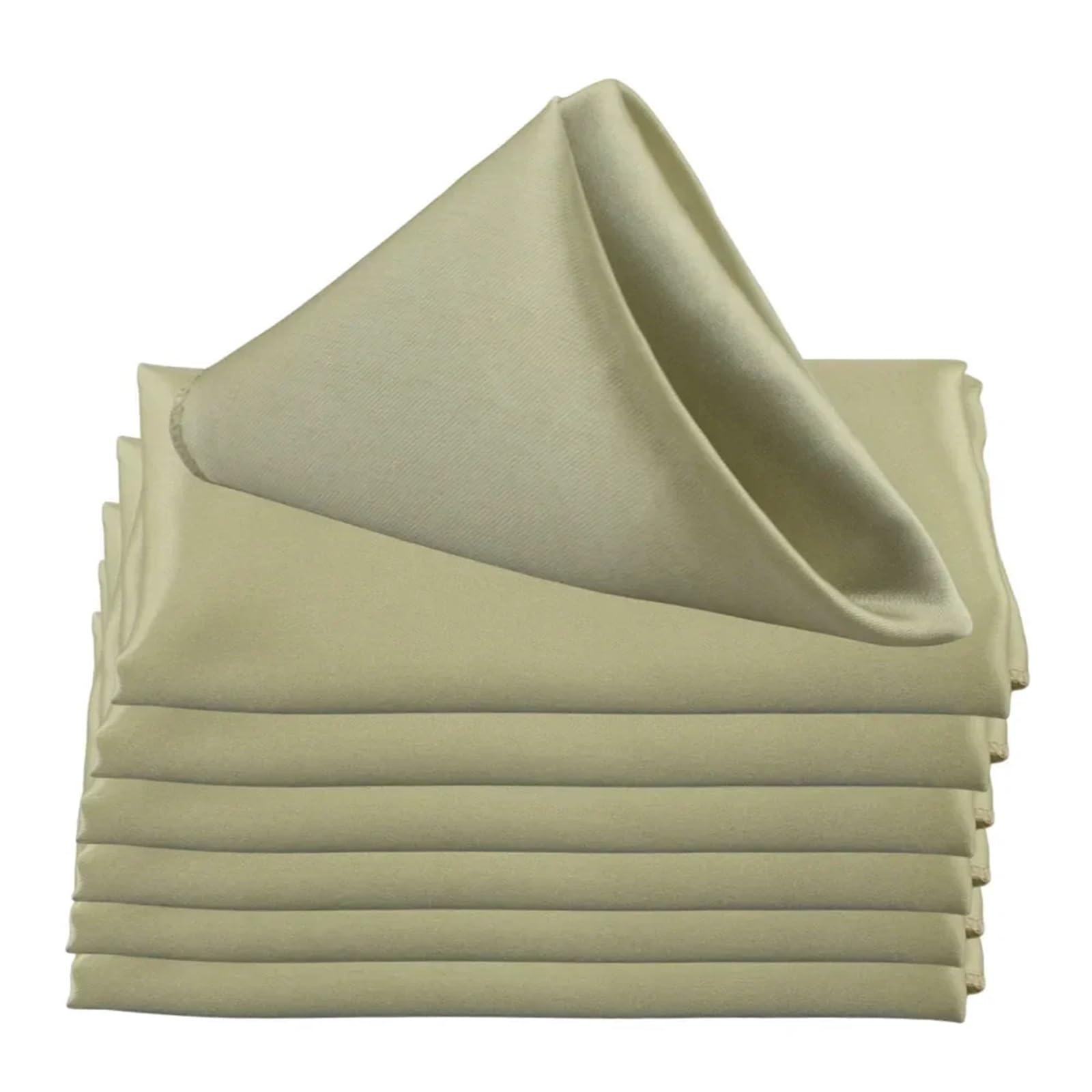Table Napkins 30pcs 30cm Satin Square Napkins Handkerchief Table Dinner Napkin For Wedding Party Decoration Birthday Christmas Cloth(Color1)