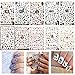 Konsait 1100+ pcs Noël et Halloween 3D Ongles Stickers, auto-adhésif Nail Art Stickers autocollants à ongles pour pour Femmes Fille Enfants DIY Ongles Décoration Crâne Citrouille Renne Flocon neige