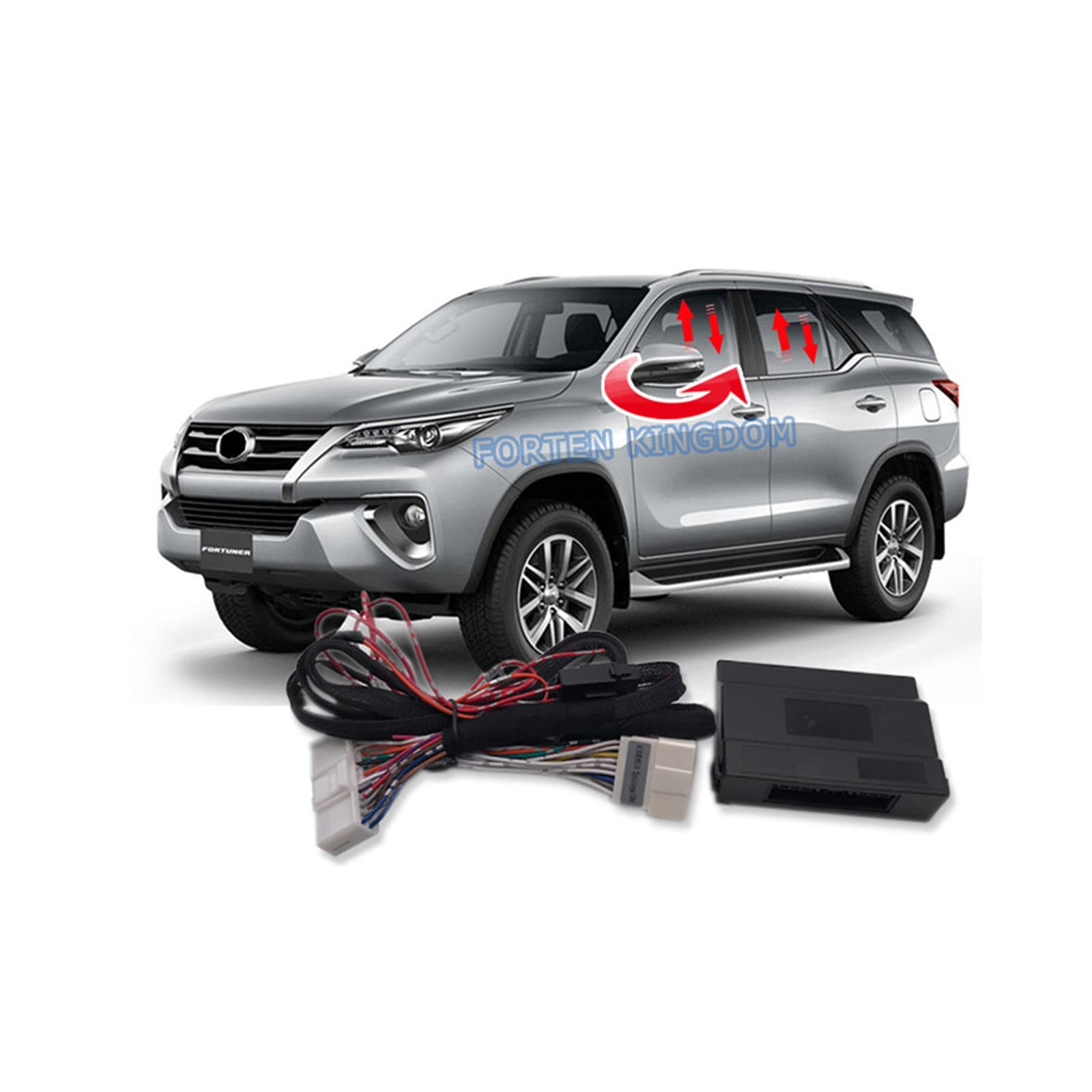 Forten Kingdom Car Auto Window Close Open Side Mirror Fold Unfold System Module Device Accessories For Toyota Fortuner Hilux 2016-2022