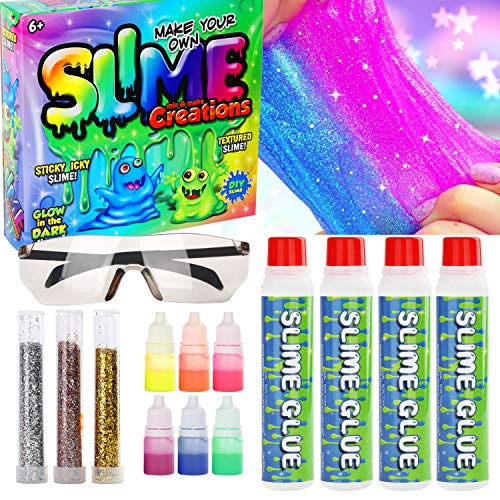 Ucradle Slime Kit With Diy Factory Make Your Own Slime Ideal Educational Toys Science And Decent Gift For Kids At The Age Of 6 10 Super Fun Slime