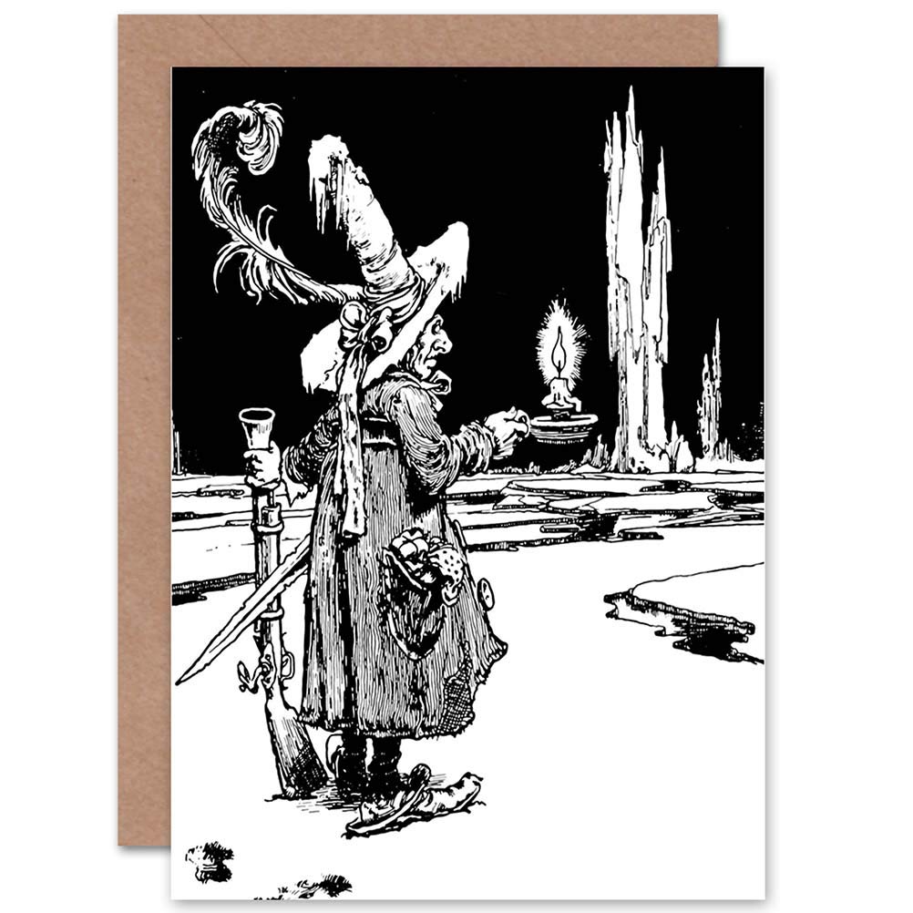 Wee Blue Coo UNCLE LUBIN HEATH ROBINSON NEW ART GREETINGS GIFT CARD