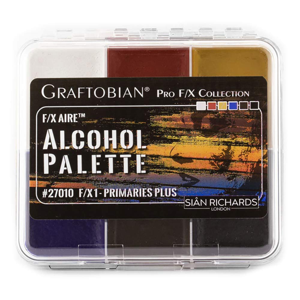 GraftobianF/X Aire Alcohol Activated Palette - SFX Makeup (F/X 1 - Primaries Plus)