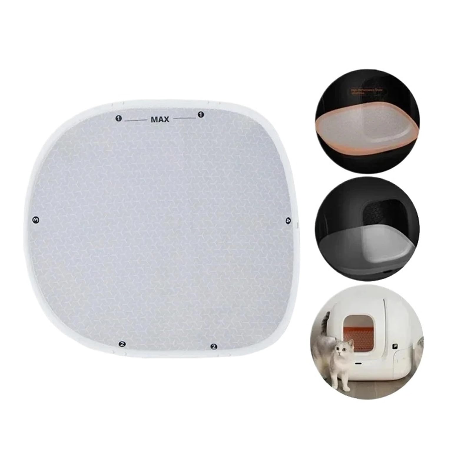 Compatible for PURA MAX Katzenstreu Matte Pad | Matte Pad, Leakproof design, Easy clean, Stable fit