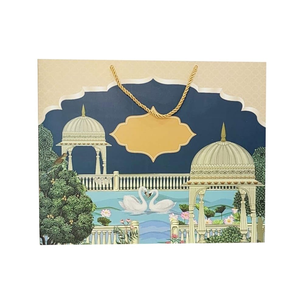 See full amazon price history chart for Artemisia-Design Studio by Dewangi Jhaveri -Design Gift Bags-Paper Bags For Return Gifts 13X16X5- Swan Jharokha Weddings Birthday Celebrations Carry Bags For Gifting Blue Swan(Pack Of 10) Artemisia-Design Studio by Dewangi Jhaveri -Design Gift Bags-Paper Bags For Return Gifts 13X16X5- Swan Jharokha Weddings Birthday Celebrations Carry Bags For Gifting Blue Swan(Pack Of 10) (B0CB3B3P73) Amazon Price History, Amazon Price Tracker