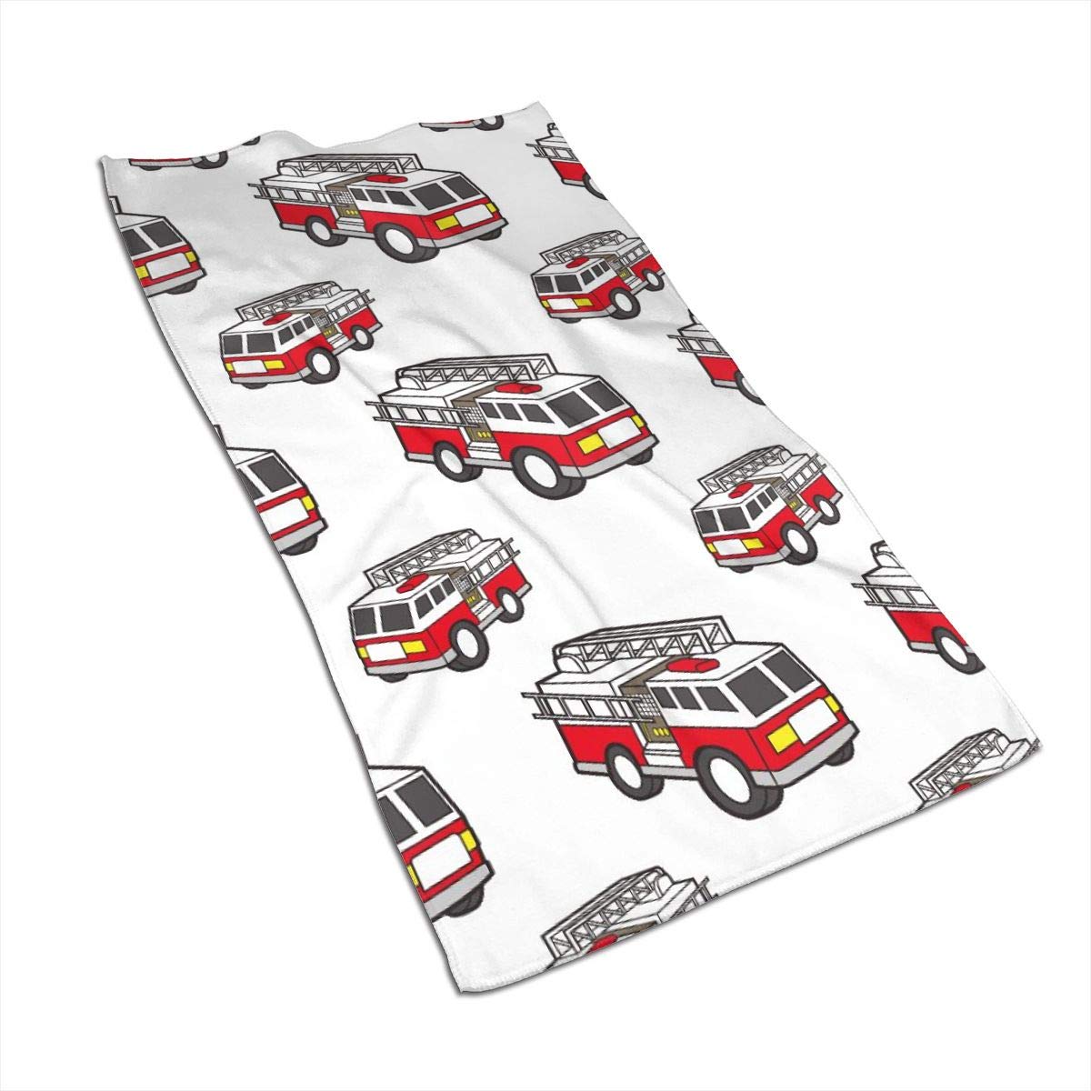 消防タオル Amazon｜消防車のパターン フェイスタオル タオル マイクロ