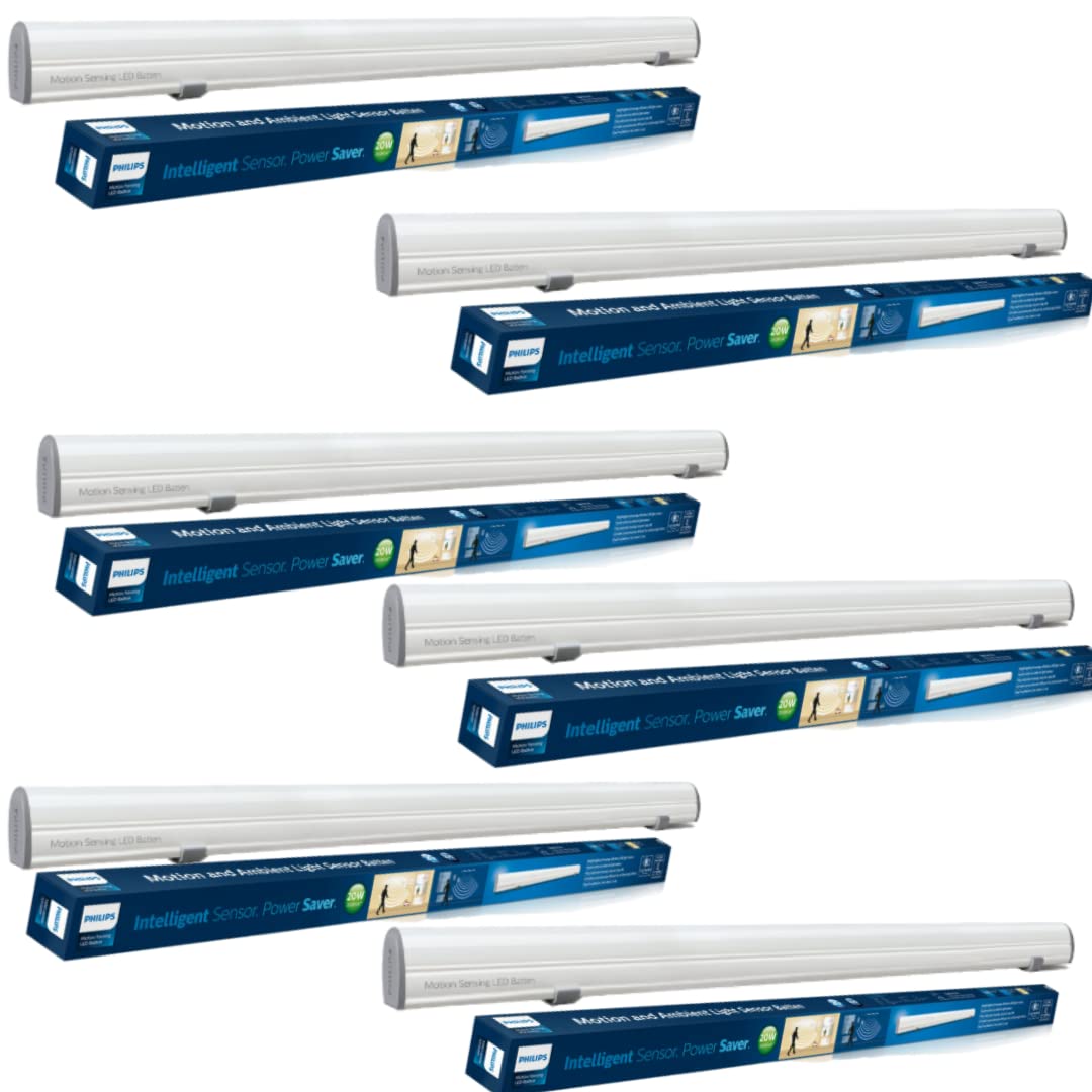 See full amazon price history chart for PHILIPS Motion Sensor 20W LED Batten/Tubelight | Motion Sensor Light for Home | Motion and Ambient Light Sensor Batten | Compact 3ft LED Tubelight | Cool White, Pack of 6 PHILIPS Motion Sensor 20W LED Batten/Tubelight | Motion Sensor Light for Home | Motion and Ambient Light Sensor Batten | Compact 3ft LED Tubelight | Cool White, Pack of 6 (B09SZF3146) Amazon Price History, Amazon Price Tracker