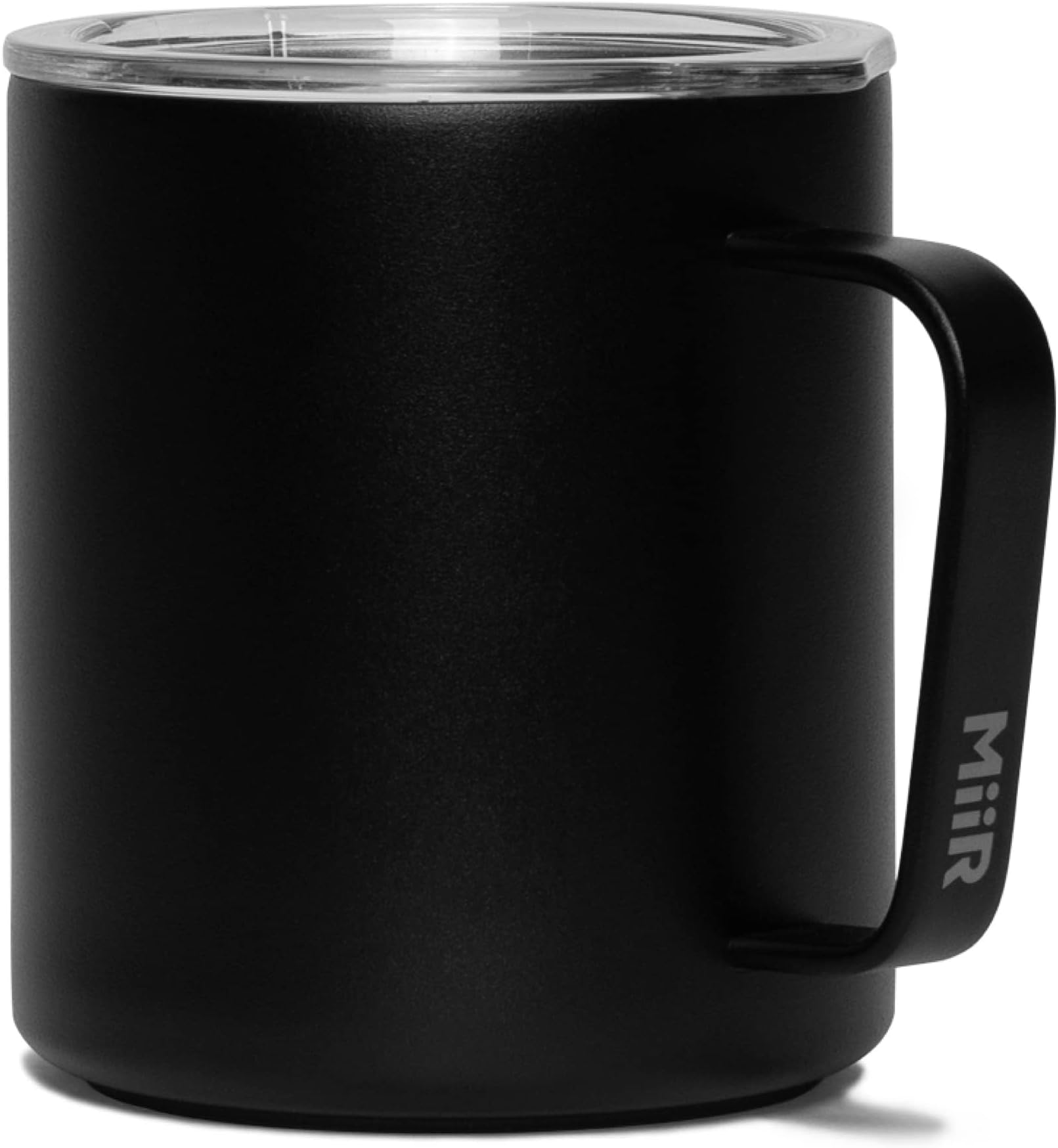 Camp Cup, Vacuum Insulated, Stainless Steel with Slide Lid, BPA Free, Black, 12 Fluid Ounces