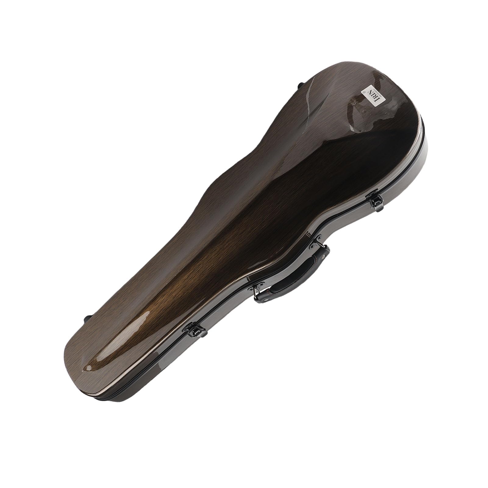 Custodia per Violino Portatile Leggera in Fibra di Carbonio con Igrometro per Musicisti 1 X Scatola per Violino (Caffè)