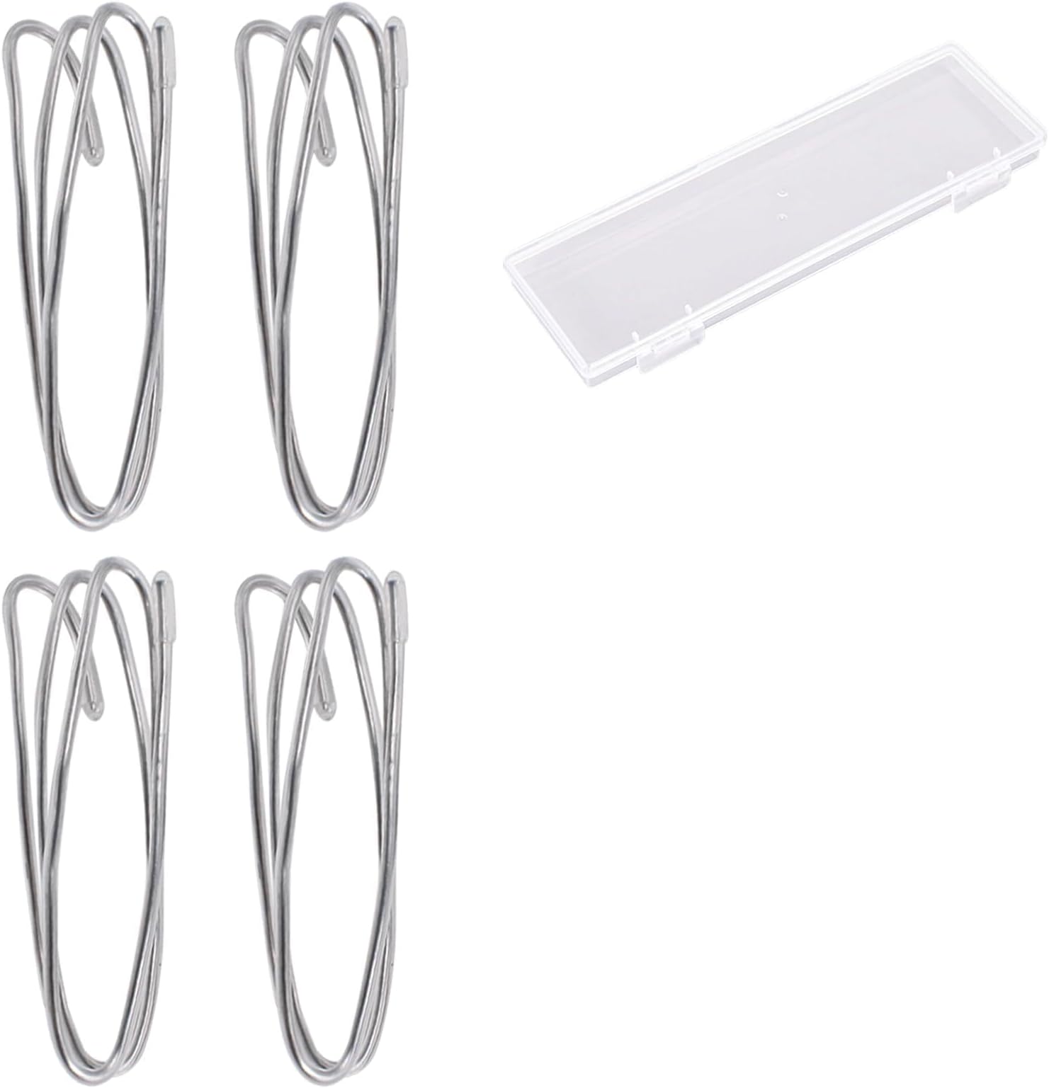 4 PCS Soap Swirl Tools, Bendable Adjustable Hanger Wire DIY Soap Making Supplies Cold Process for Both Wooden and Silicone Molds, Fit Molds Up to 18", Silver