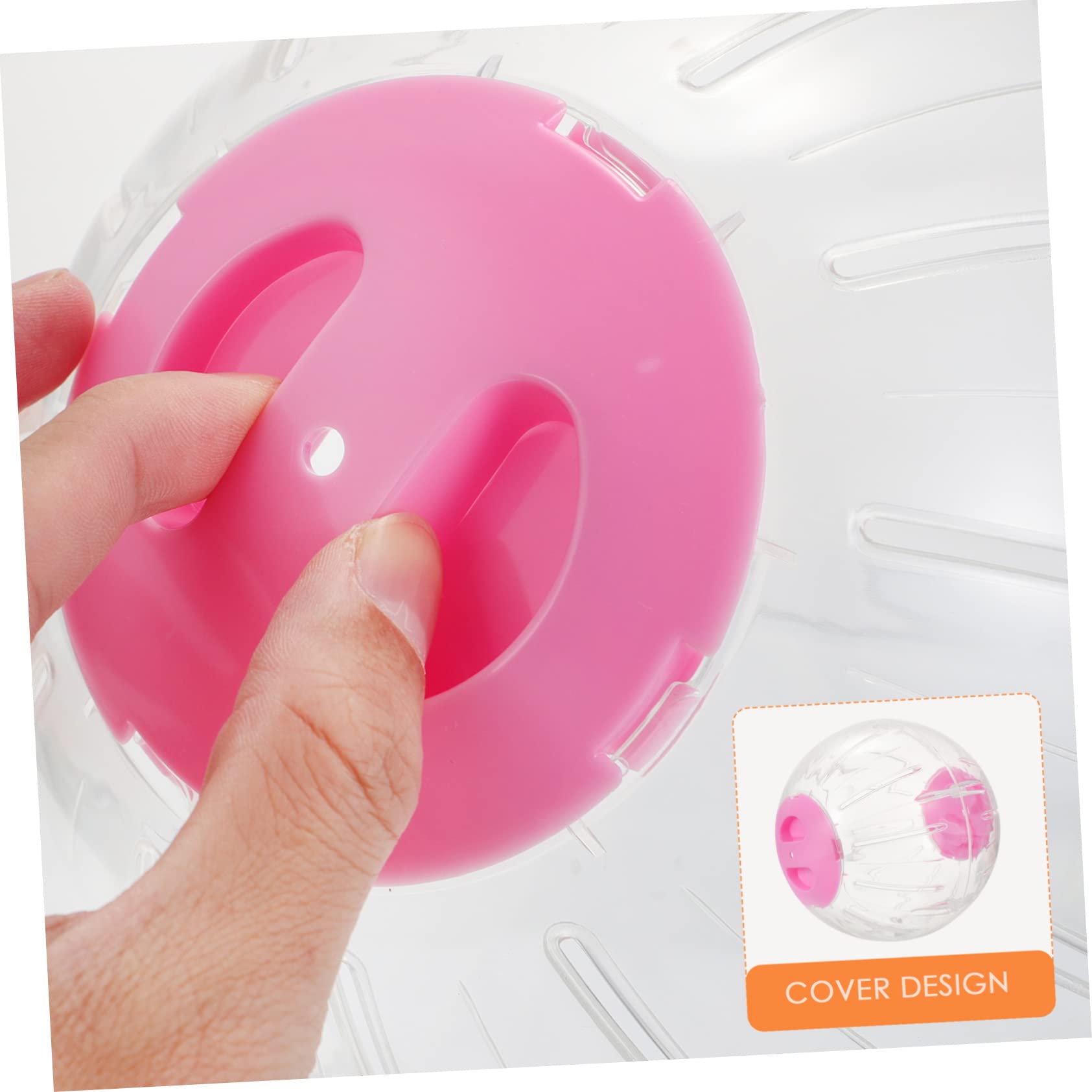 Ballon Exercice Transparent pour Hamster Accessoire De Jeu pour Animaux De Compagnie Améliore Activité Et Réduit Ennui des Petits Rongeurs