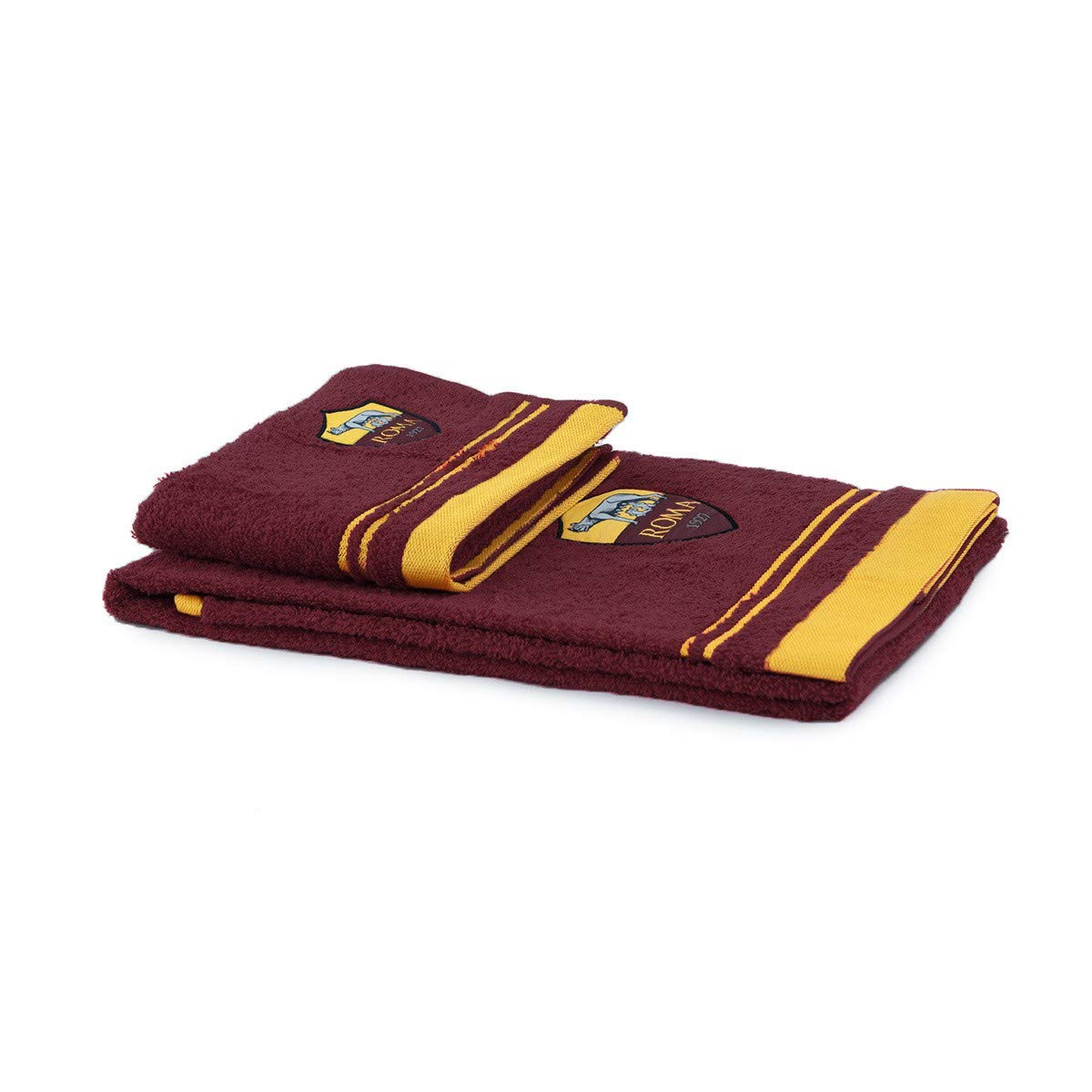Asciugamani spugna a.s. roma set 1+1 60x100 / 40x60