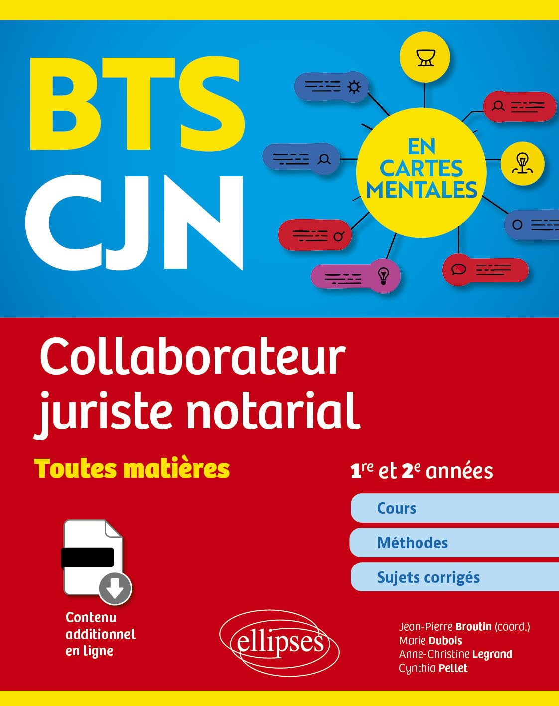 BTS Collaborateur juriste notarial en cartes mentales: Toutes matières, 1re et 2e années