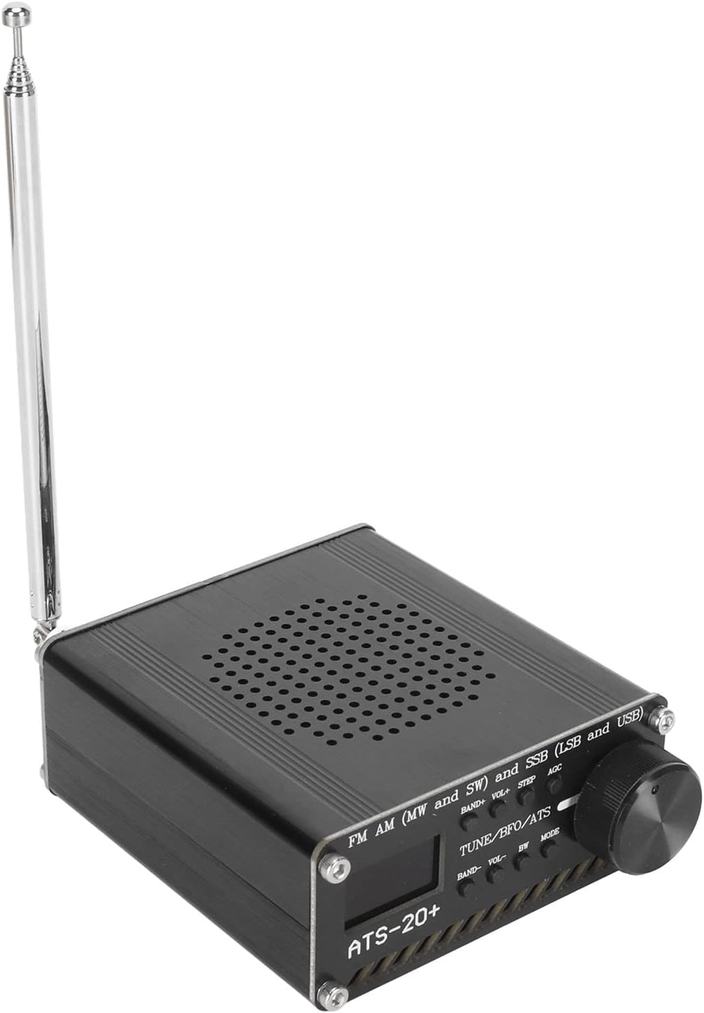 Radio Receiver, All Band Radio Receiver FM AM MW SW SSB LSB Receiver with Antenna, Portable