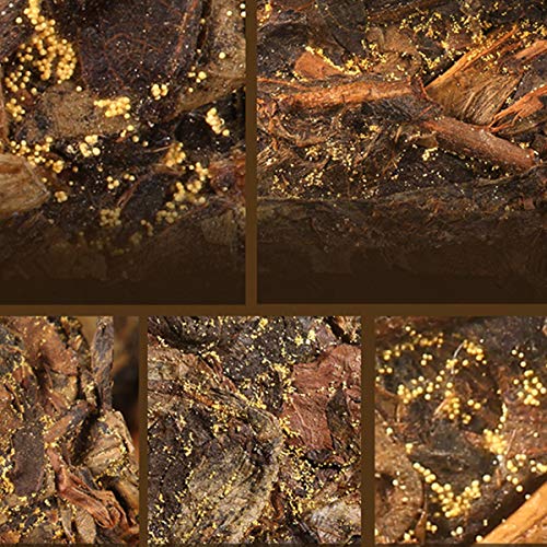 通用 Té Negro Artesanía Tradicional 750g Ladrillo Té Oscuro Té comprimido Flor Dorada - Imagen 7