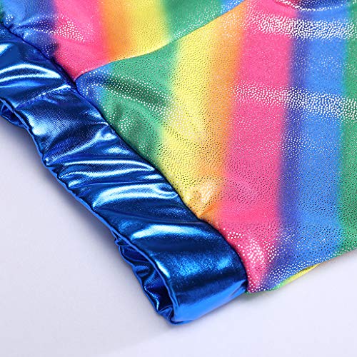 DYNWAVE Conjunto de 2 Peças de Maiô de Ginástica Sem Mangas para Meninas E Meninas para Meninas -íri