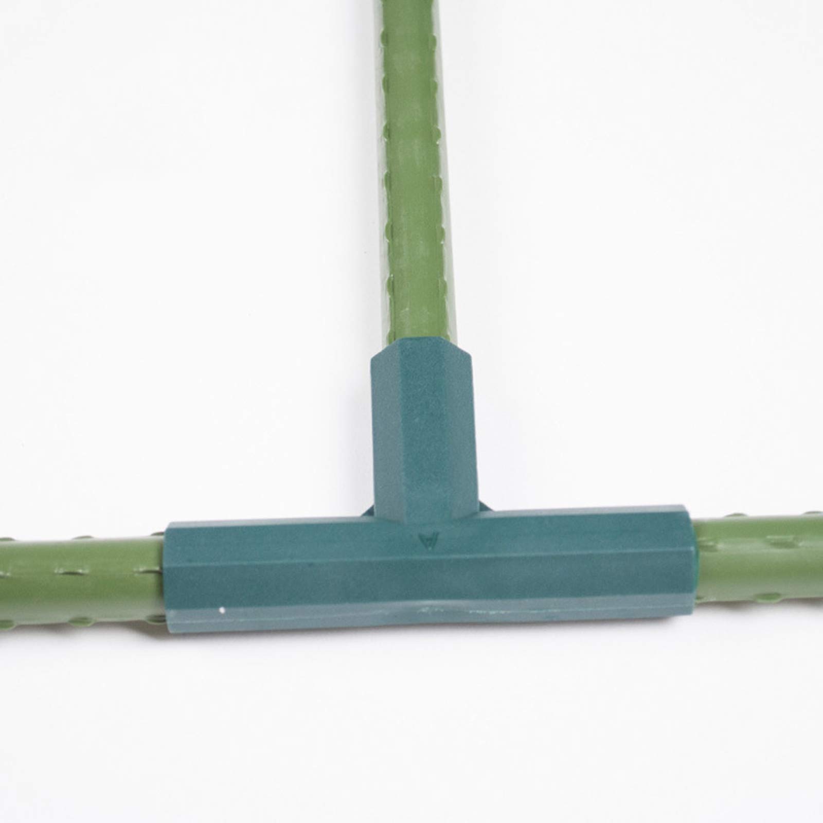 MUKLEI 40 connettori per serra da 11 mm, connettori angolari da giardino, connettori angolari in plastica, connettori per canna da giardino per supporti per fiori e serre, 3 vie e 4 vie