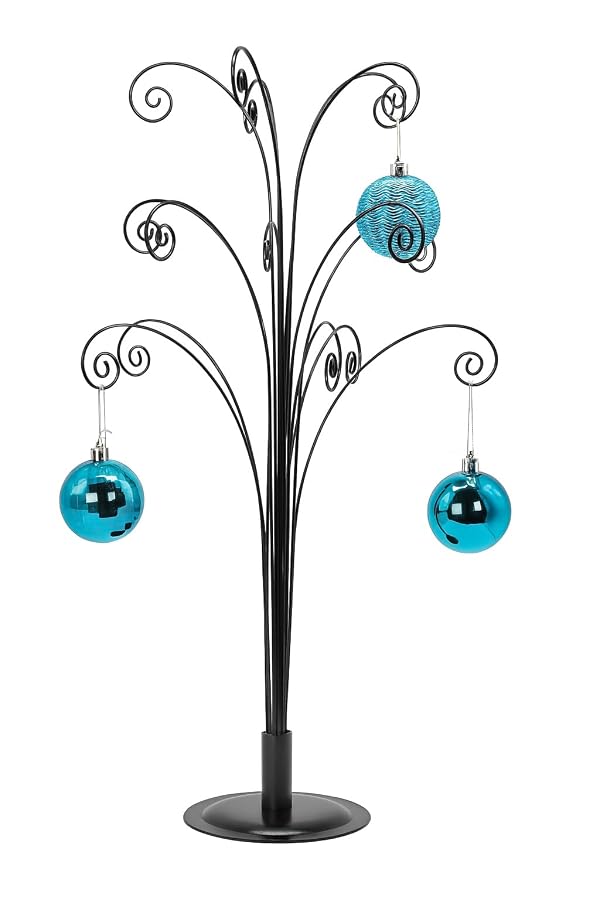 Creative Hobbies 20 Inch Tall Ornament Display Tree, Black Plated, Holds 15 Ornaments by Creative Hobbies - Image 2