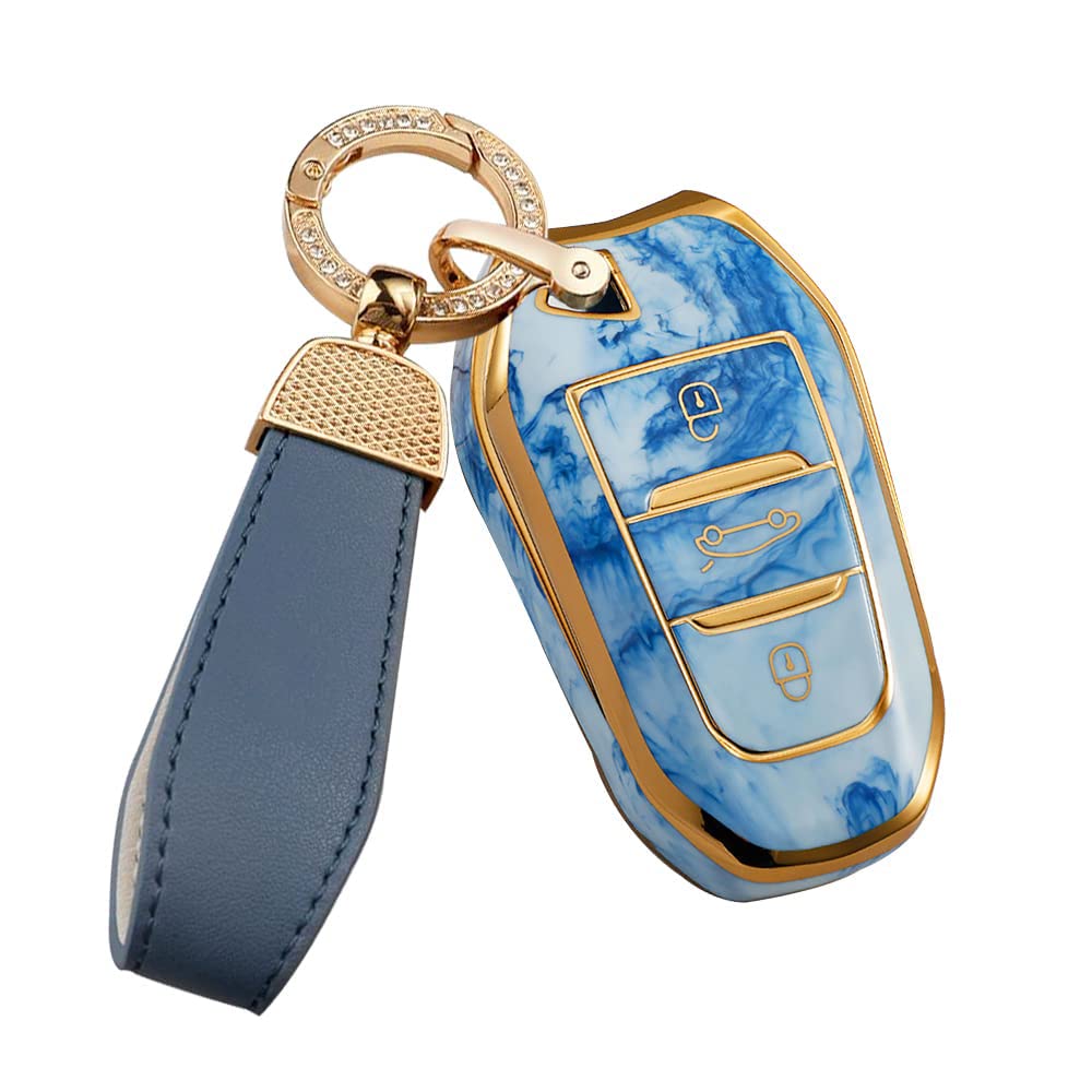 TOOMUME Car Key Cover TPU, Protective Key Fob Case - Fit For Peugeot 208, 308, 508, 2008, 3008, 5008, Rifter, Citroen C3, Arricross, C4 Picasso, DS3, DS4, Berlingo - View #6
