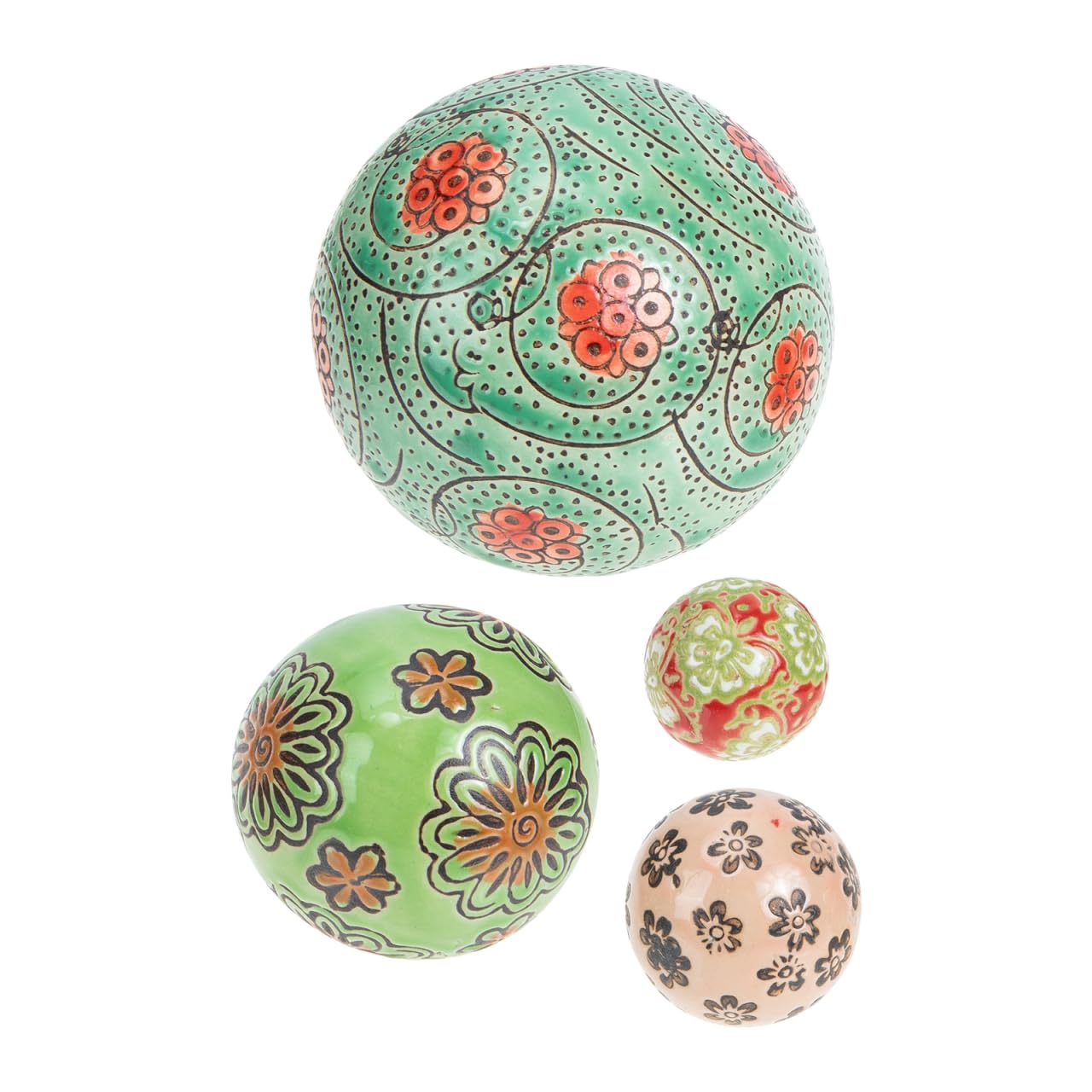 Dekorative Keramikkugeln Für Aquarium Und Wohnaccessoires Schwimmende Keramikkugeln Aus Keramik 8.00 cm 4 Stück Für Zimmerpflanzen Teich Und Dekoartikel