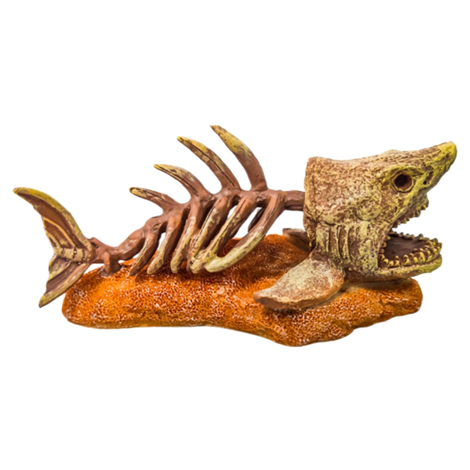 Amazon.co.jp: 魚の骨のデザインの樹脂水族館の風景 - 水槽の装飾