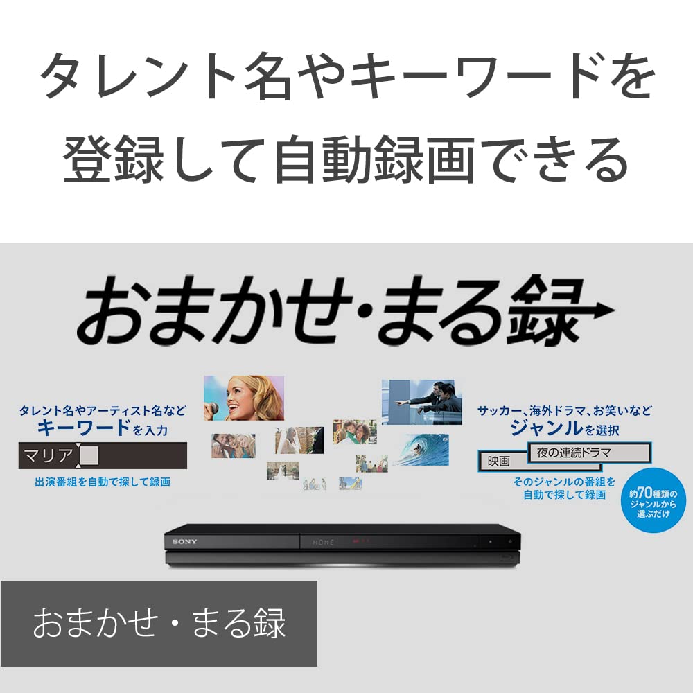 ソニー BDZ-ZW1800 ブルーレイレコーダー 1TB | ヤマダウェブコム 
