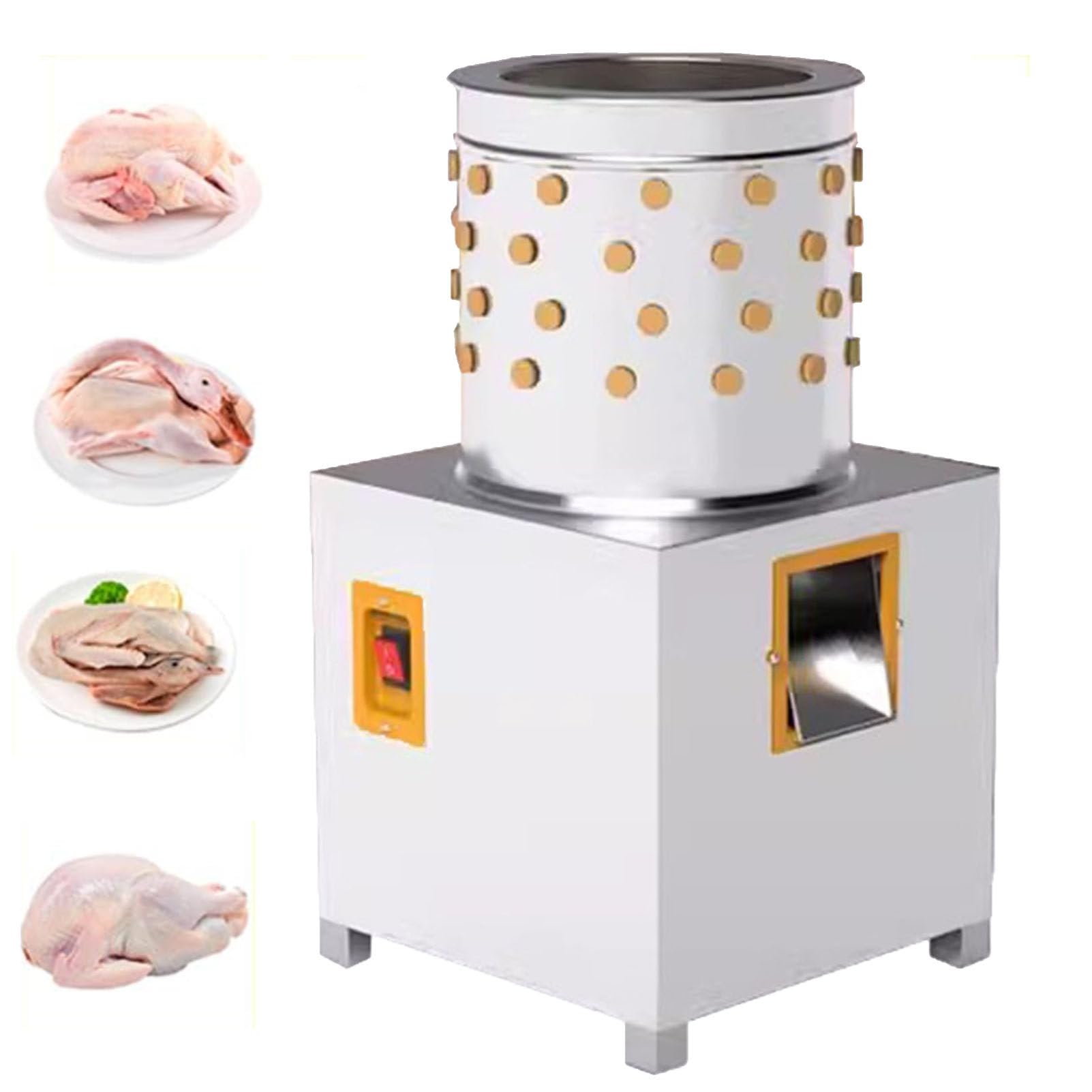 Máquina desplumadora de Pollos Máquina desplumadora de Aves de Corral, Máquina desplumadora de Aves de Corral, Máquina desplumadora automática de Pollos pequeños para Aves de Corral, Aves