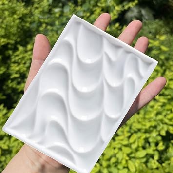 Bower Bird Porcelain Watercolor Palette Little Wave Artist Professional Mini Ceramic Palette