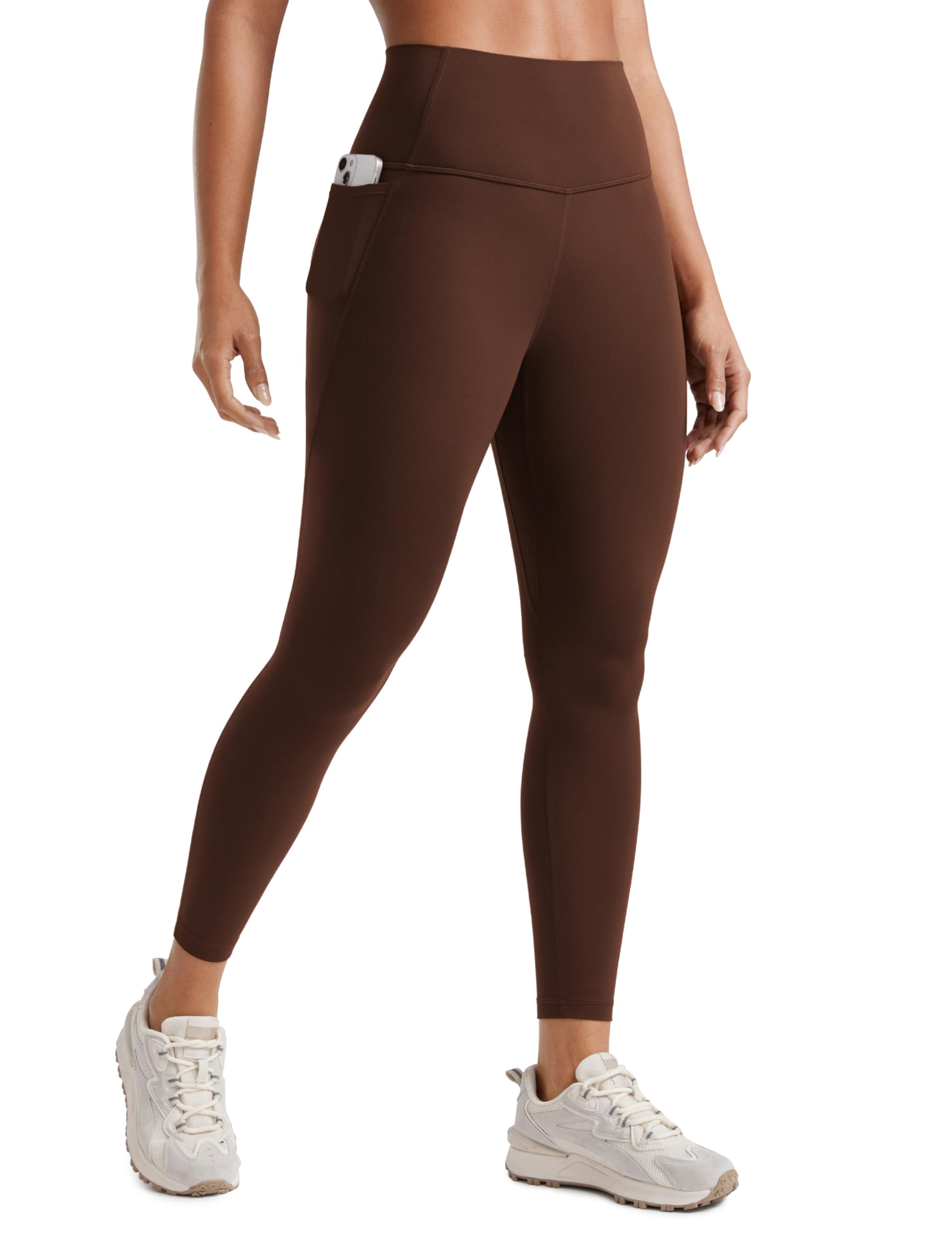 CRZ YOGA Butterluxe Workout Leggings Pockets 25'' - High Waisted Gym Womens Yoga Pants Buttery Soft