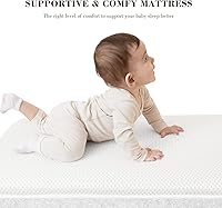 Vista 3 de ANGELBLISS Cuna para bebé, cama de noche, fácil de plegar con colchón transpirable y lavable, cuna portátil ajustable de 6 niveles para dormir