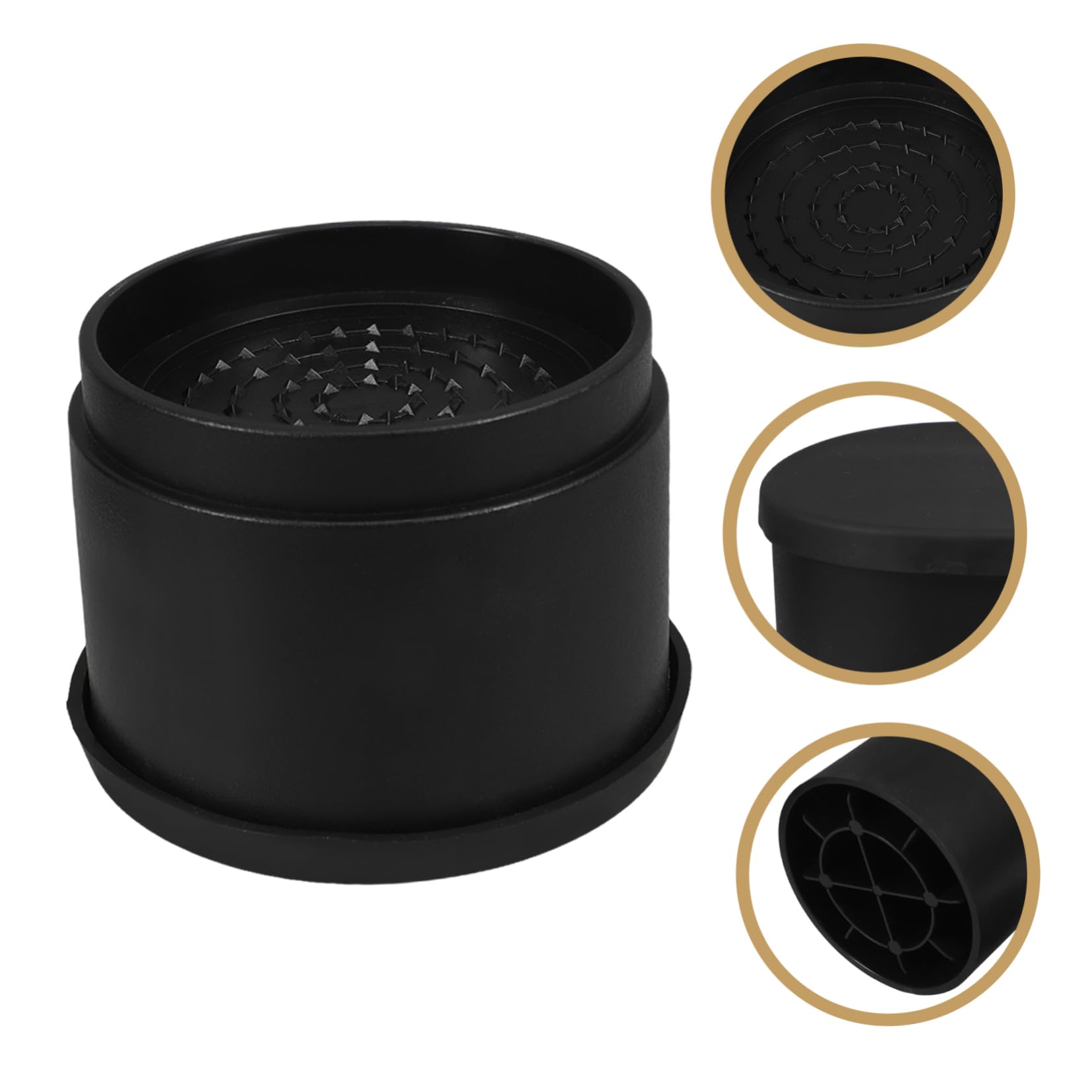 Levemolo Adjustable Bed Risers 4 Pcs Heavy Duty Furniture Leg Pads for Couch Sofa Table Non-Slip Coasters